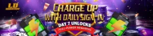 charge up sign in bonus